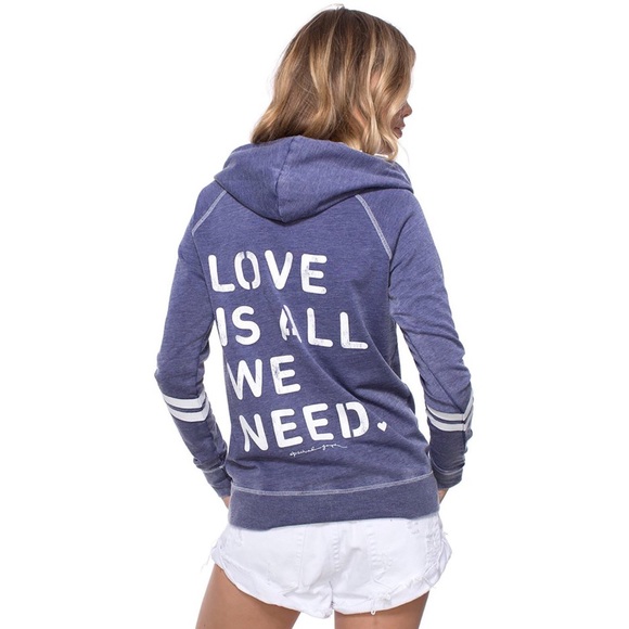 Spiritual Gangster Tops - Spiritual Gangster Love is All We Need Hoodie
